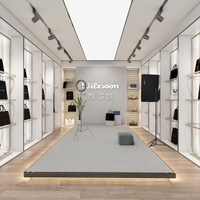 现代直播间3D模型下载